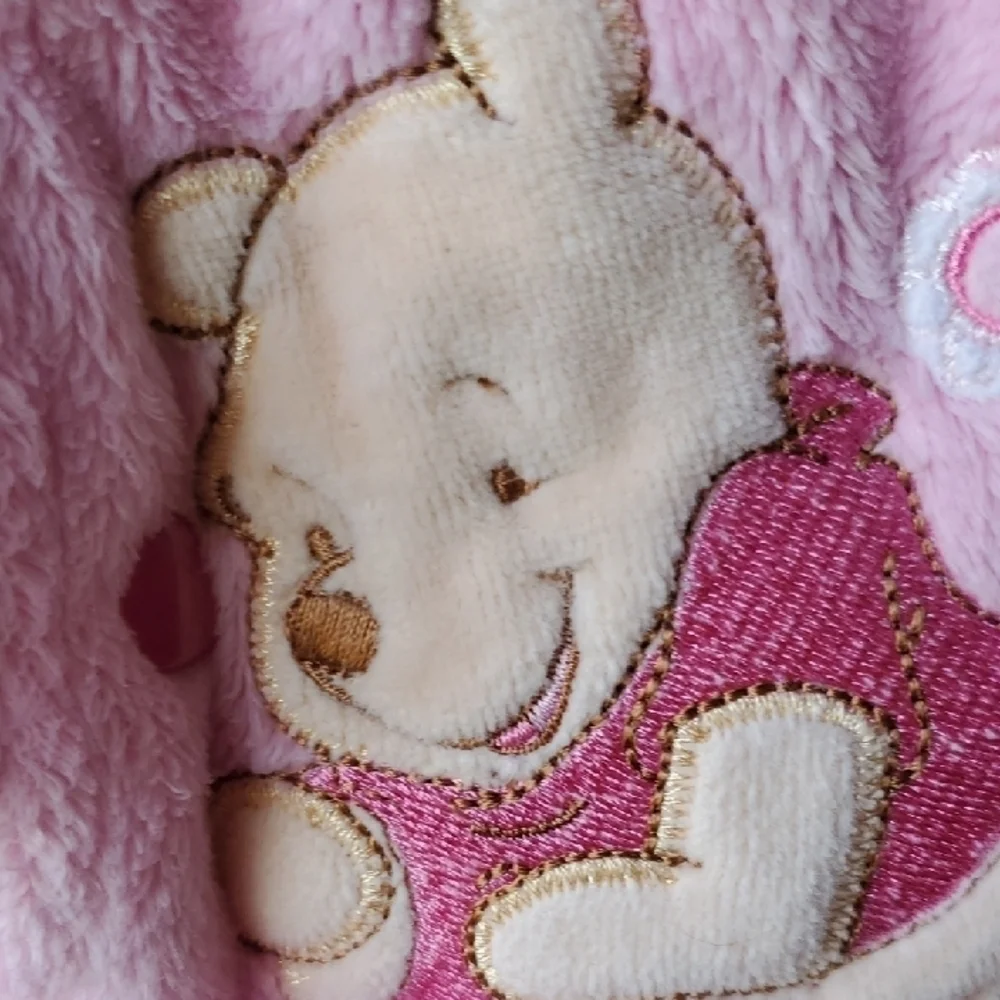Disney Pooh And EYORE  Pink Sleep Sacks with Hood and Cartoon Design